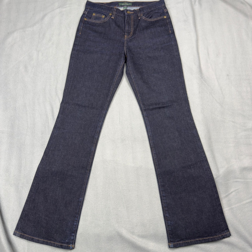 Lauren Ralph Lauren Jeans Co Dark Wash Bootcut Denim Jeans Womens Size 4